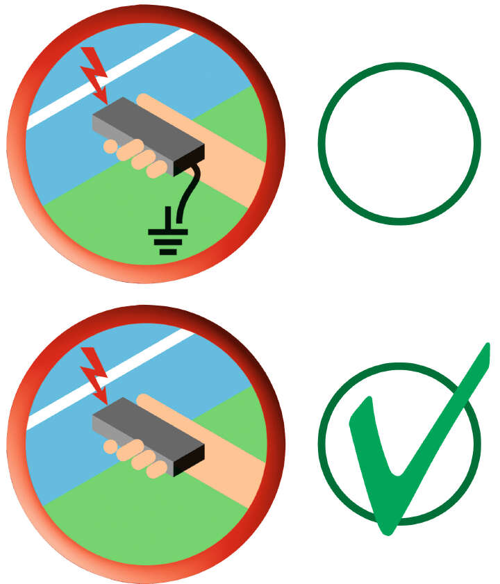KERBL Zaunprüfer ohne Erdspieß